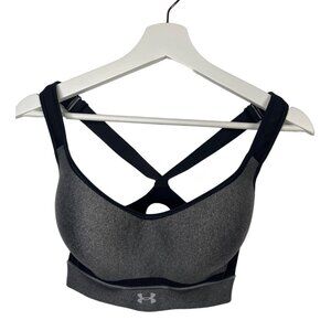 Under Armour Charcoal and Black Sports Bra